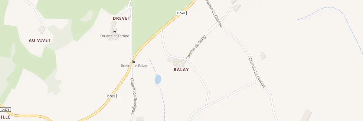 Plan du 5061 Balay à Bozas