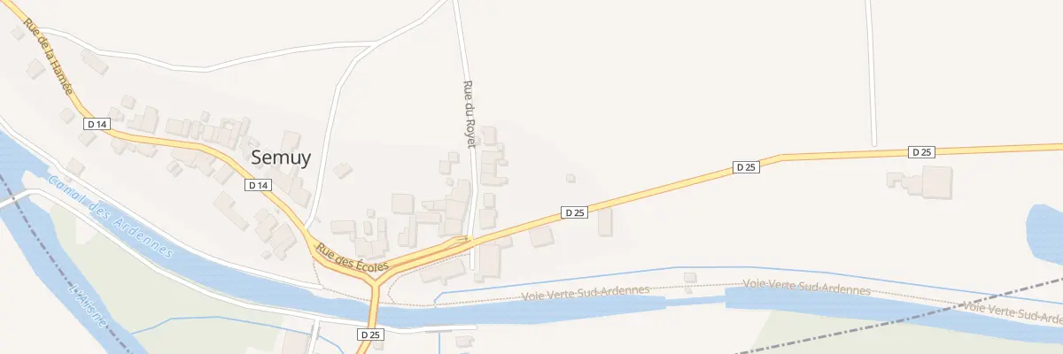 Plan du 6 Rue du Royet à Semuy