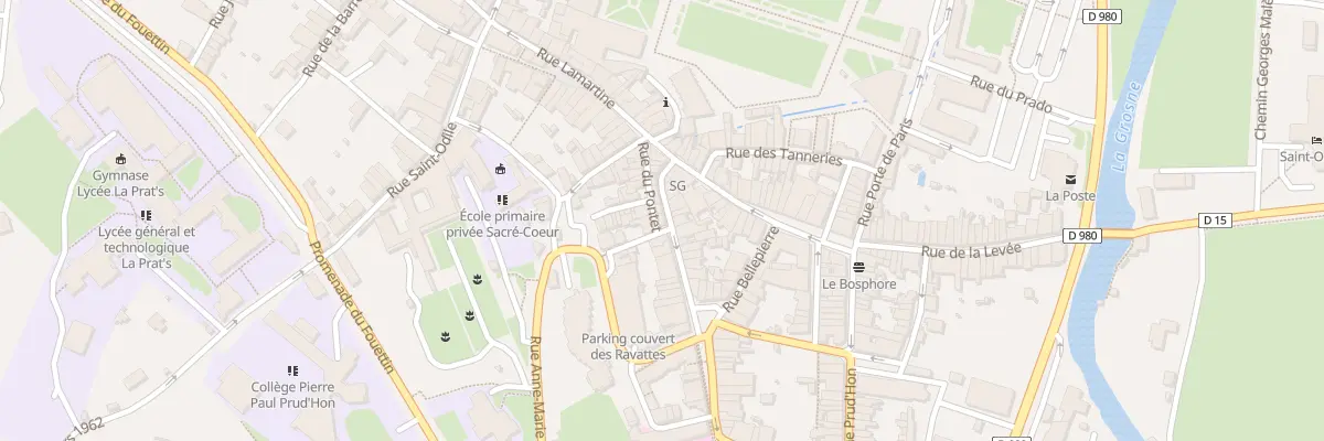 Plan du 33 Rue de la Liberté à Cluny