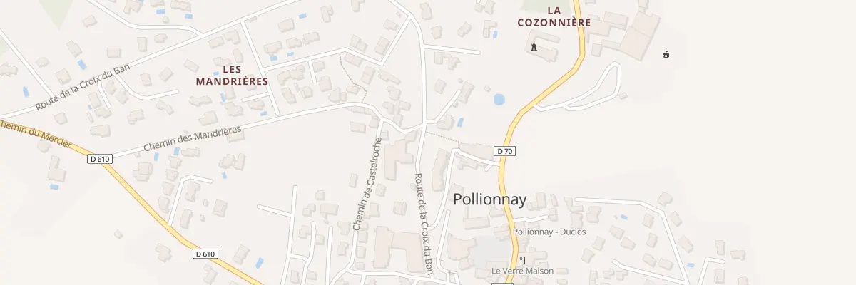 Plan du 187 Rte de la Croix du Ban à Pollionnay