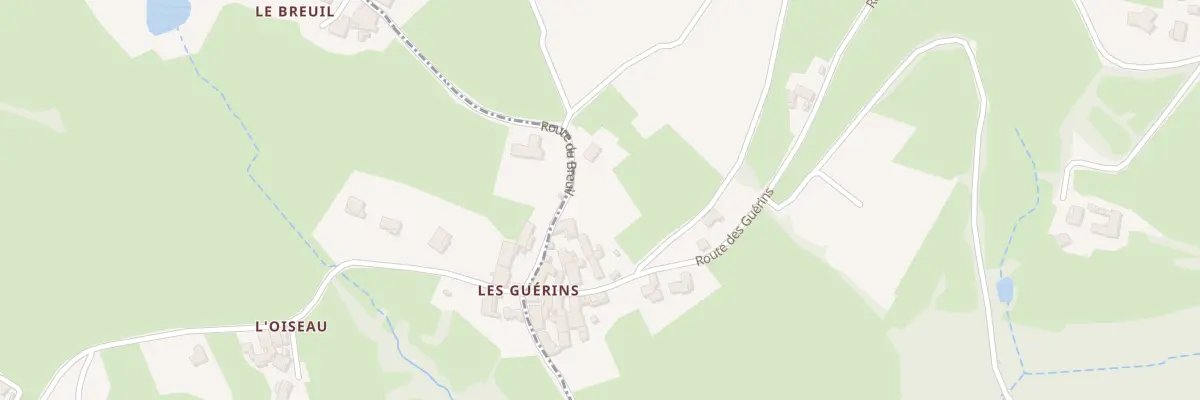 Plan de Rte du Breuil à Serrières