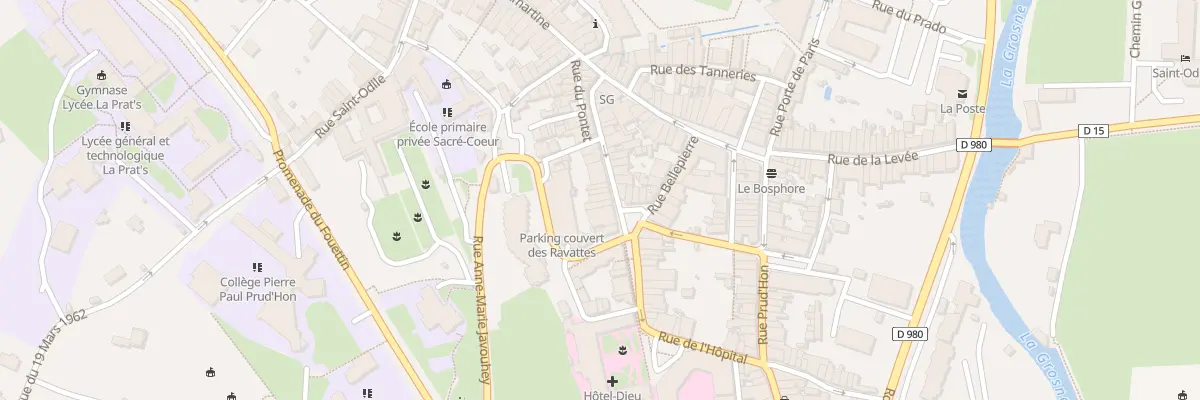 Plan du 23 Rue de la Liberté à Cluny