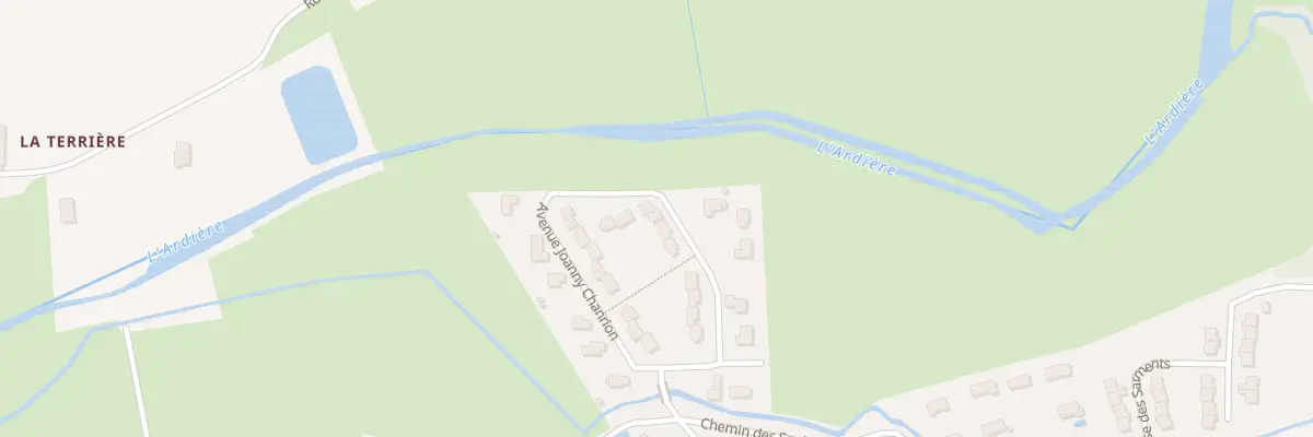 Plan du 293 Av Joanny Chanrion à Cercié
