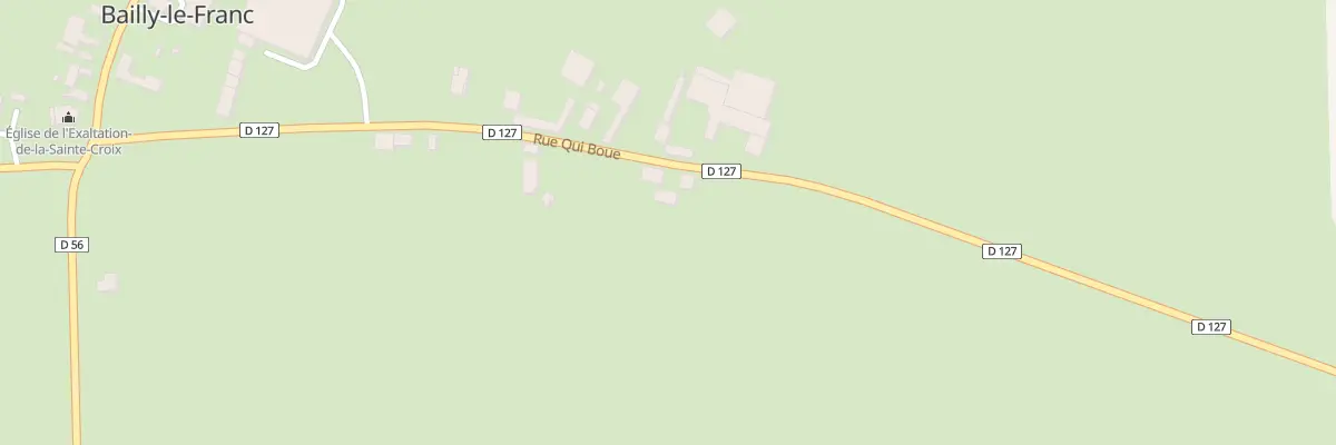 Plan du 12 Rue Qui Boue à Bailly-le-Franc