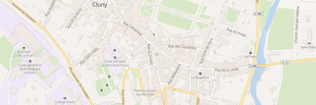 Plan du 17 Rue Filaterie à Cluny