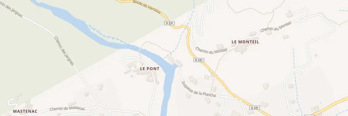 Plan du 220 Imp de la Planche à Dunière-sur-Eyrieux