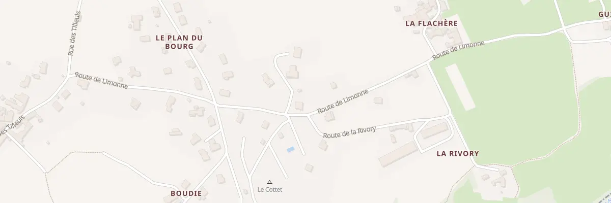 Plan du 389 Rte de Limonne à Saint-Appolinard