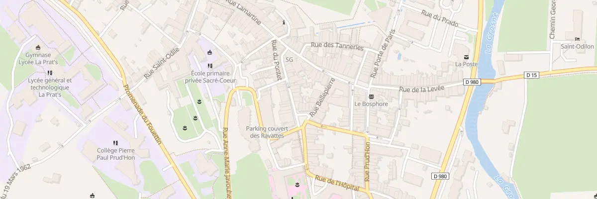 Plan du 34 Rue de la Liberté à Cluny