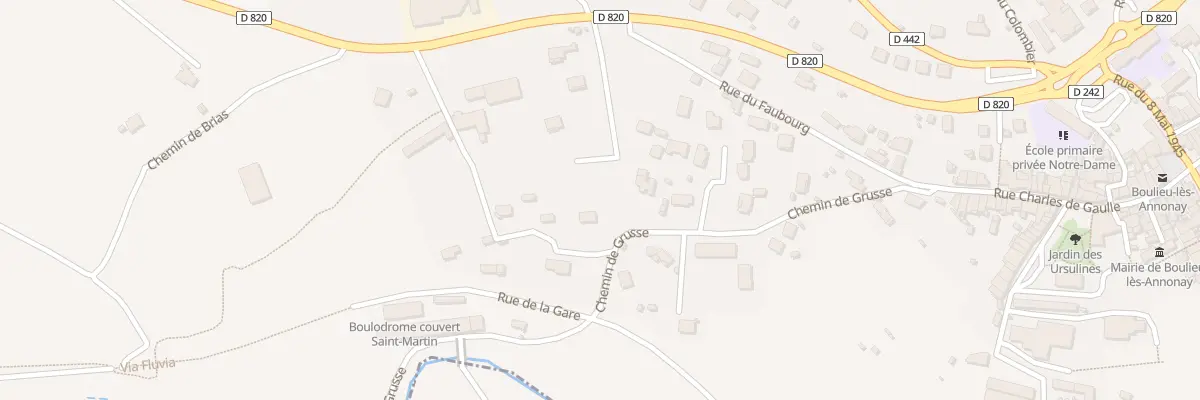 Plan du 6771 Che de Grusse à Boulieu-lès-Annonay