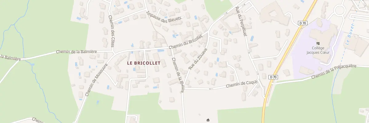 Plan du 7 Che de la Rivoire à Lentilly