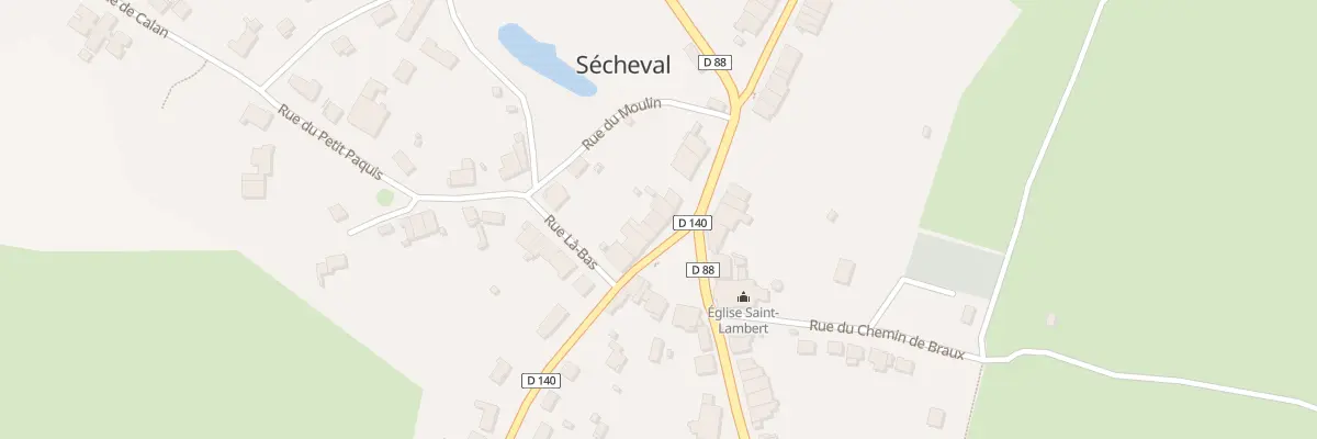 Plan du 5036 Le Village à Sécheval