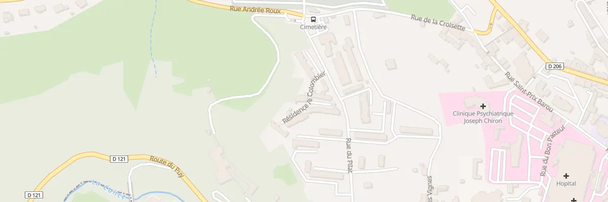 Plan du 10 Rue du Pilat à Annonay