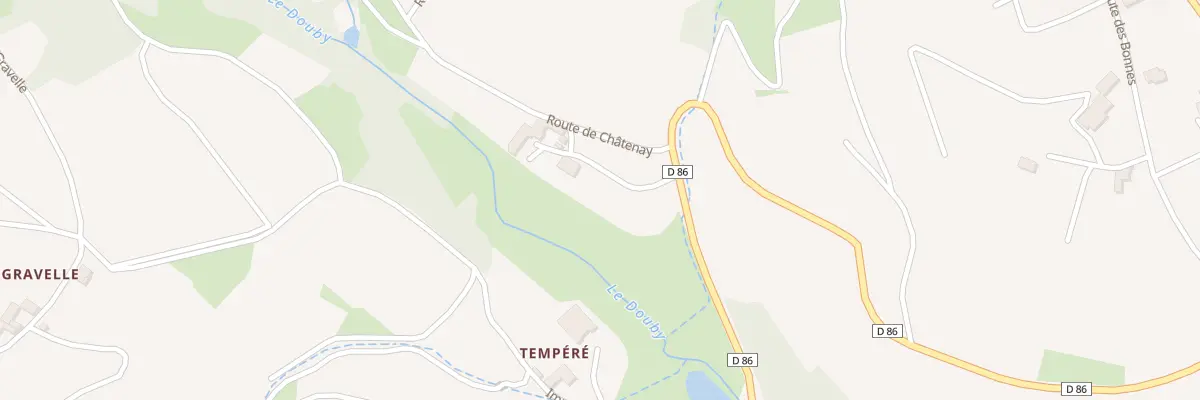 Plan du 980 Rte de Villié Morgon à Chiroubles