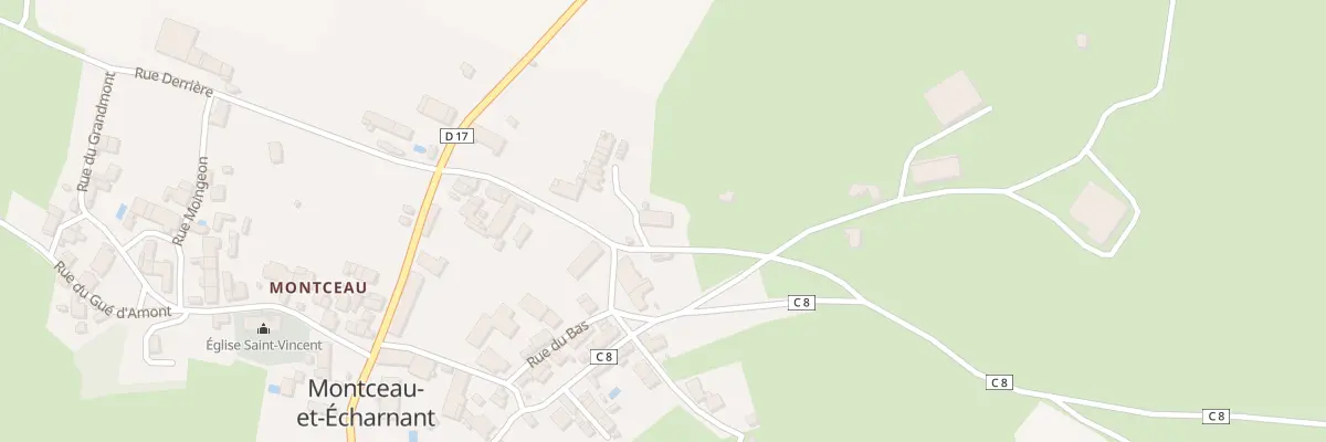 Plan du 7 Rue du Gué à Montceau-et-Écharnant