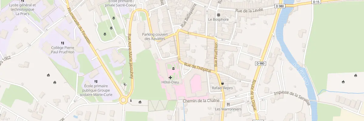 Plan du 2 Rue de la Liberté à Cluny