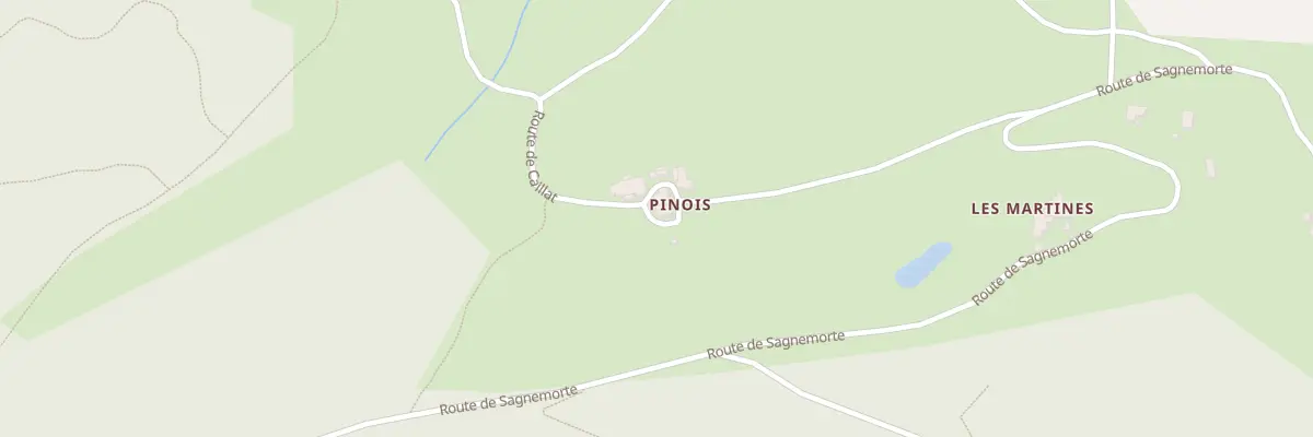 Plan du 5153 Pinois à Roisey