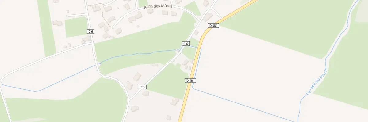 Plan du 9 Rte de Massilly à Berzé-le-Châtel