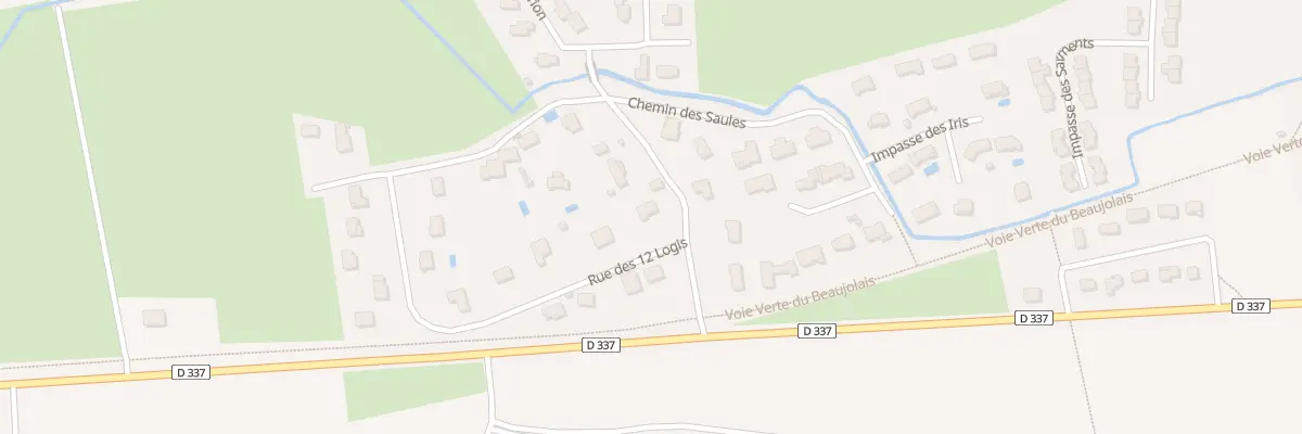 Plan du 102 Rue des Magnolias à Cercié