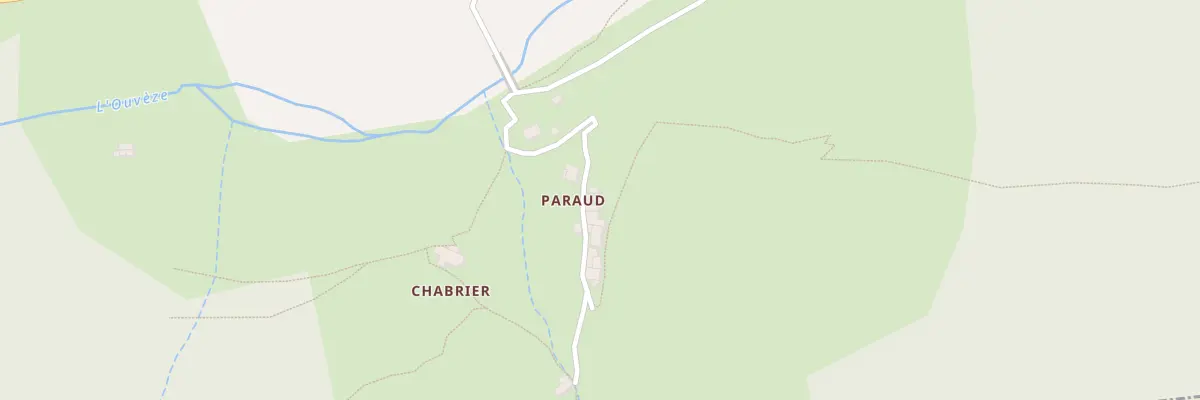 Plan du 5461 Paraud à Flaviac