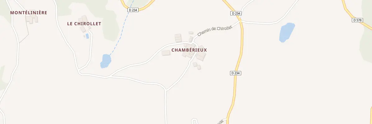 Plan du 70 Imp de Chambérieux à Bozas