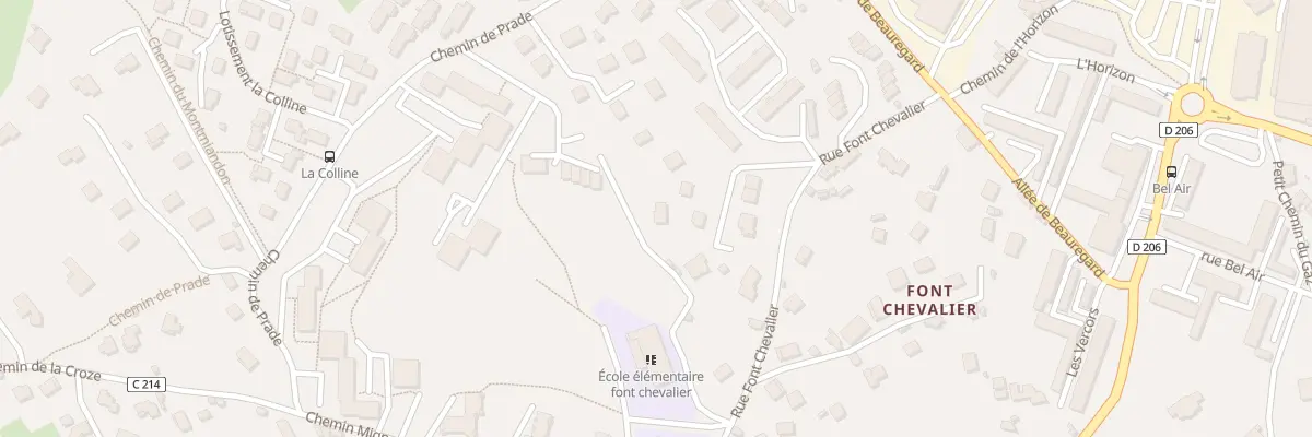 Plan du 39 Rue de Font Chevalier à Annonay