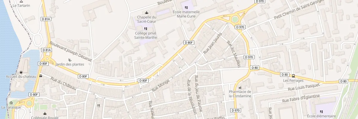 Plan du 52 Bd Itam à Tarascon