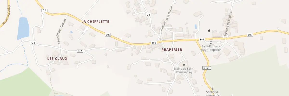 Plan du 275 Av de Praperrier à Saint-Romain-d’Ay