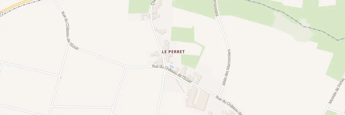 Plan du 630 Che du Perret à Porte des Pierres Dorées