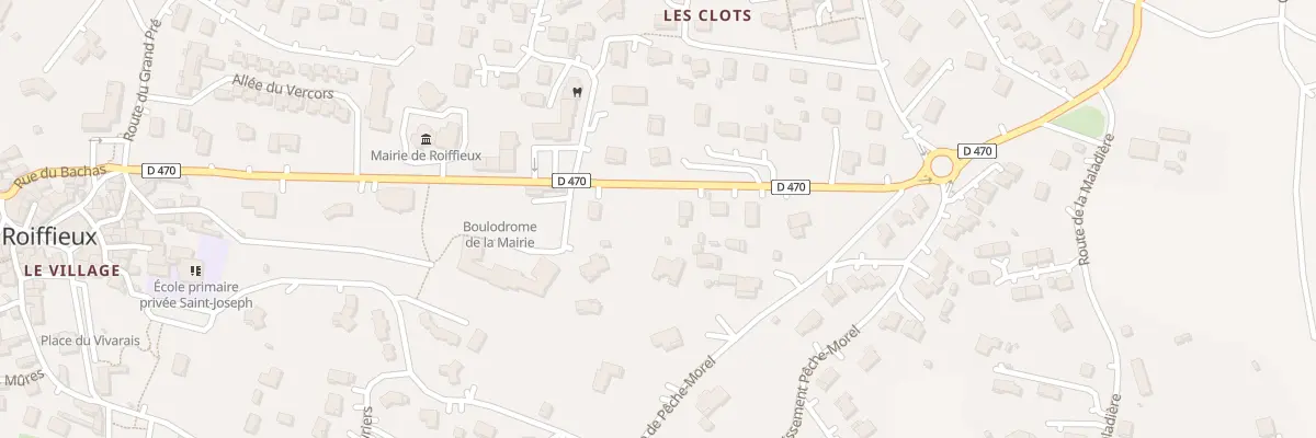Plan du 402 Lot le Grand Chemin à Roiffieux