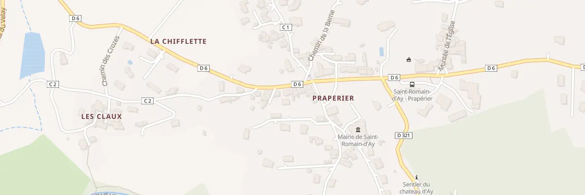 Plan du 255 Av de Praperrier à Saint-Romain-d’Ay
