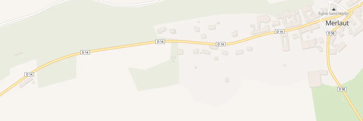 Plan du 28 Rue de la Bas Roche à Merlaut