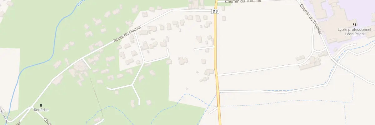 Plan du 588 Rte des Platanes à Chomérac