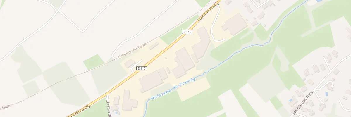 Plan du 226 Rte de Pouilly à Porte des Pierres Dorées