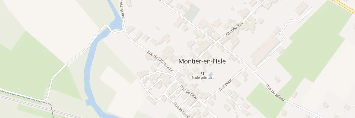 Plan du 1 Grande Rue à Montier-en-l’Isle