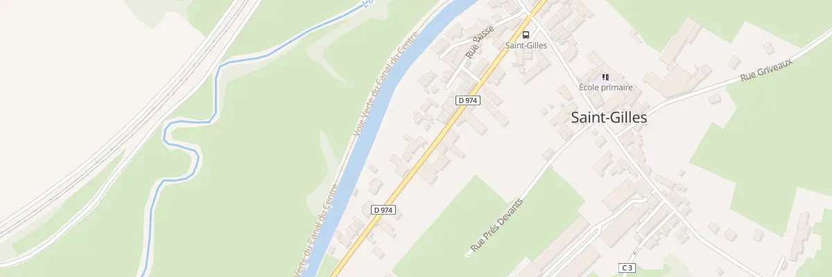 Plan du 12 Rte de Saint-Léger à Saint-Gilles