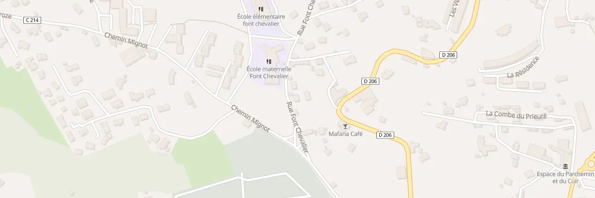 Plan du 40 Rue de Font Chevalier à Annonay