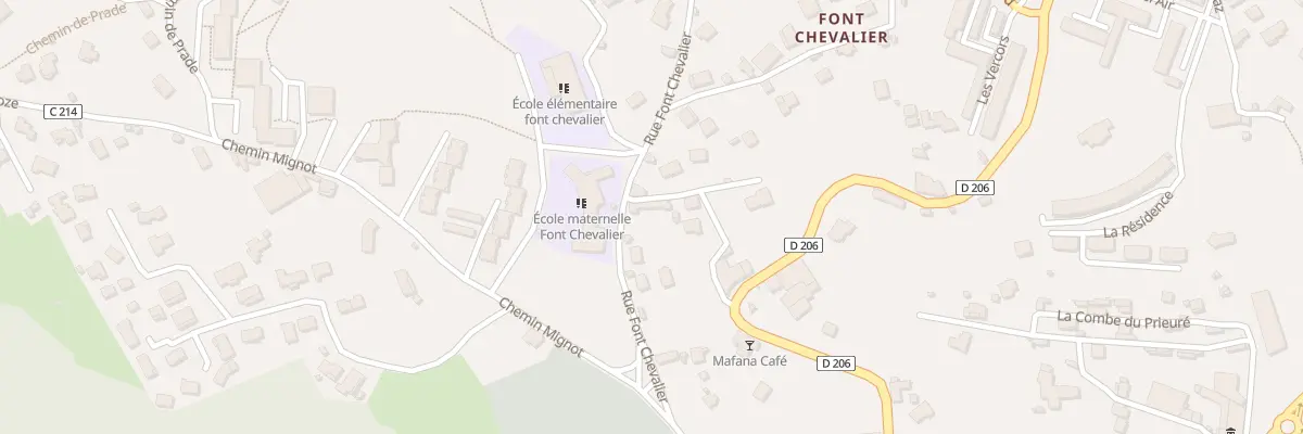 Plan du 44 Rue de Font Chevalier à Annonay
