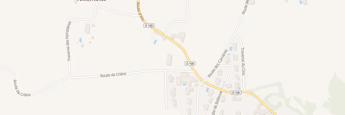 Plan du 70 Rte de Criere à Charnay