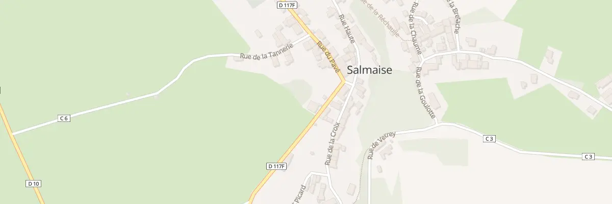 Plan du 5094 Le Village à Salmaise