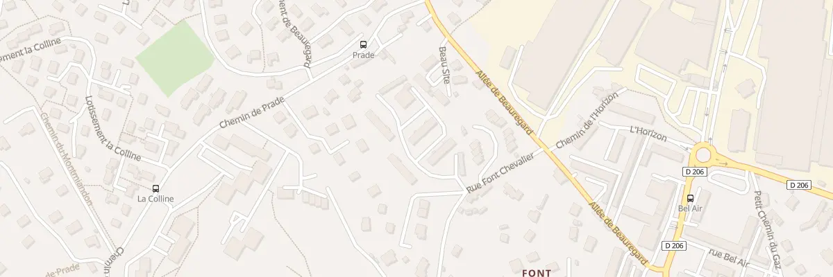 Plan du 59 Rue de Font Chevalier à Annonay