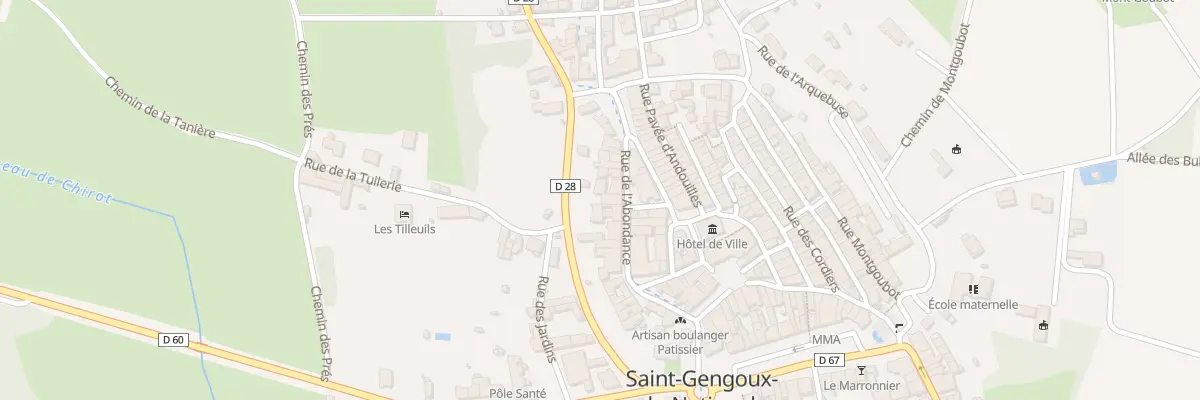 Plan du 7 Rue de l’Abondance à Saint-Gengoux-le-National