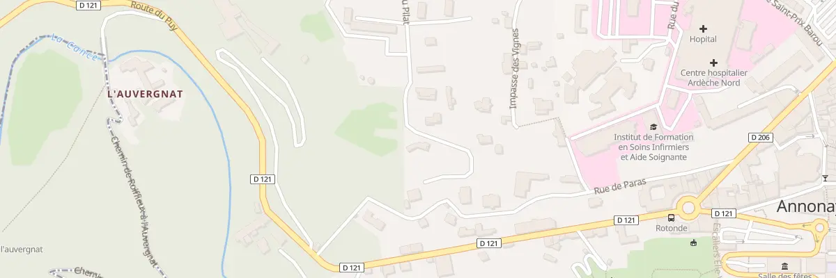 Plan du 36 Rue du Pilat à Annonay