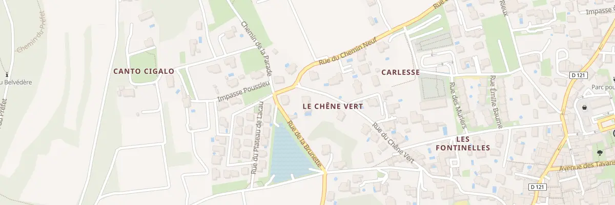 Plan du 9 Rue du Chêne Vert à Orsan