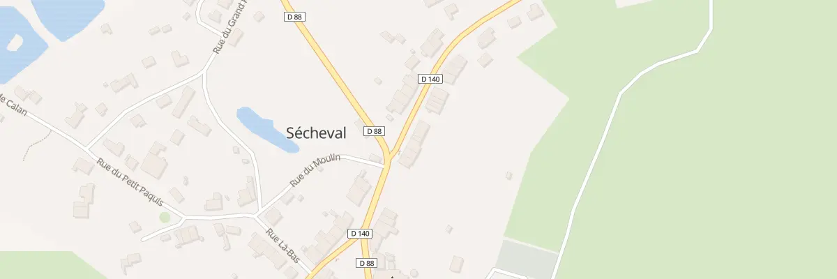 Plan du 8 Rue de Labbie à Sécheval