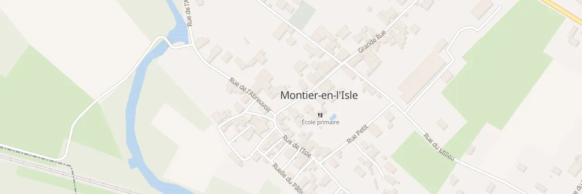 Plan du 3 Grande Rue à Montier-en-l’Isle