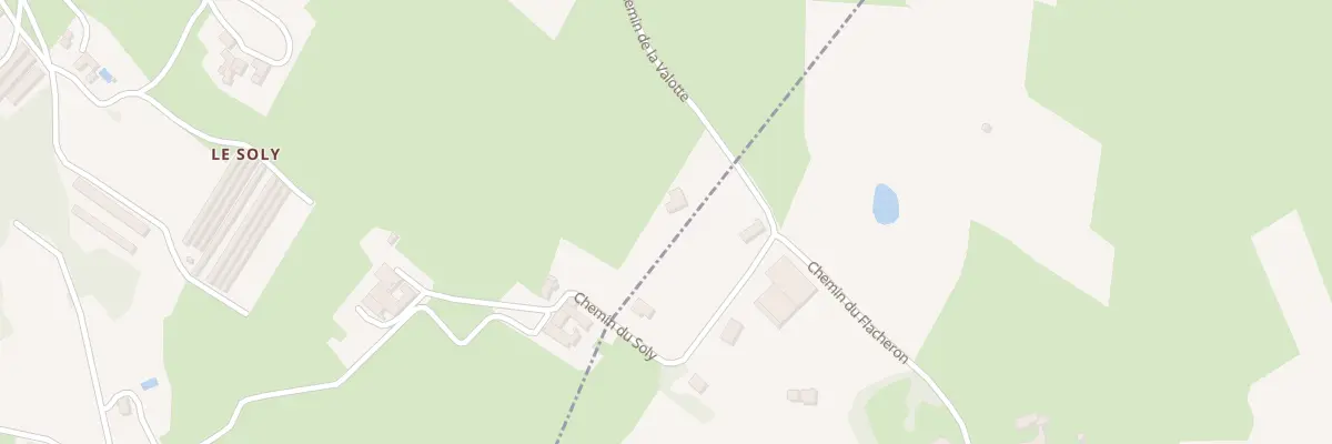 Plan du 360 Che du Soly à Thurins