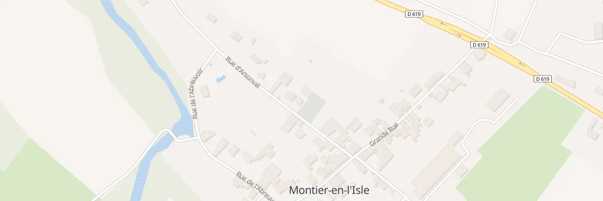 Plan du 6 Route d’Arsonval à Montier-en-l’Isle