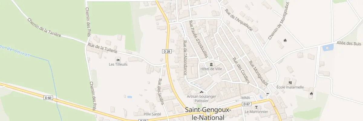 Plan du 5 Rue de l’Abondance à Saint-Gengoux-le-National