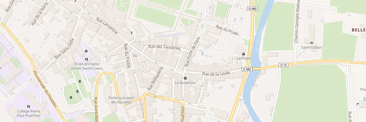 Plan du 5 Rue de la Petite Riviere à Cluny