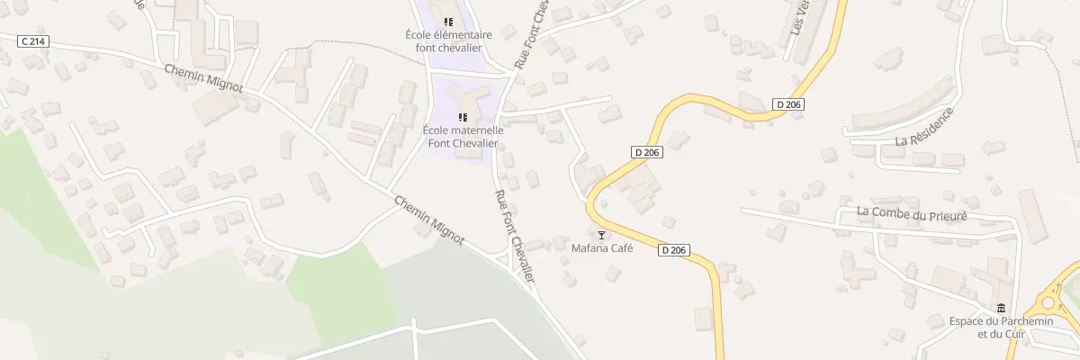 Plan du 38 Rue de Font Chevalier à Annonay